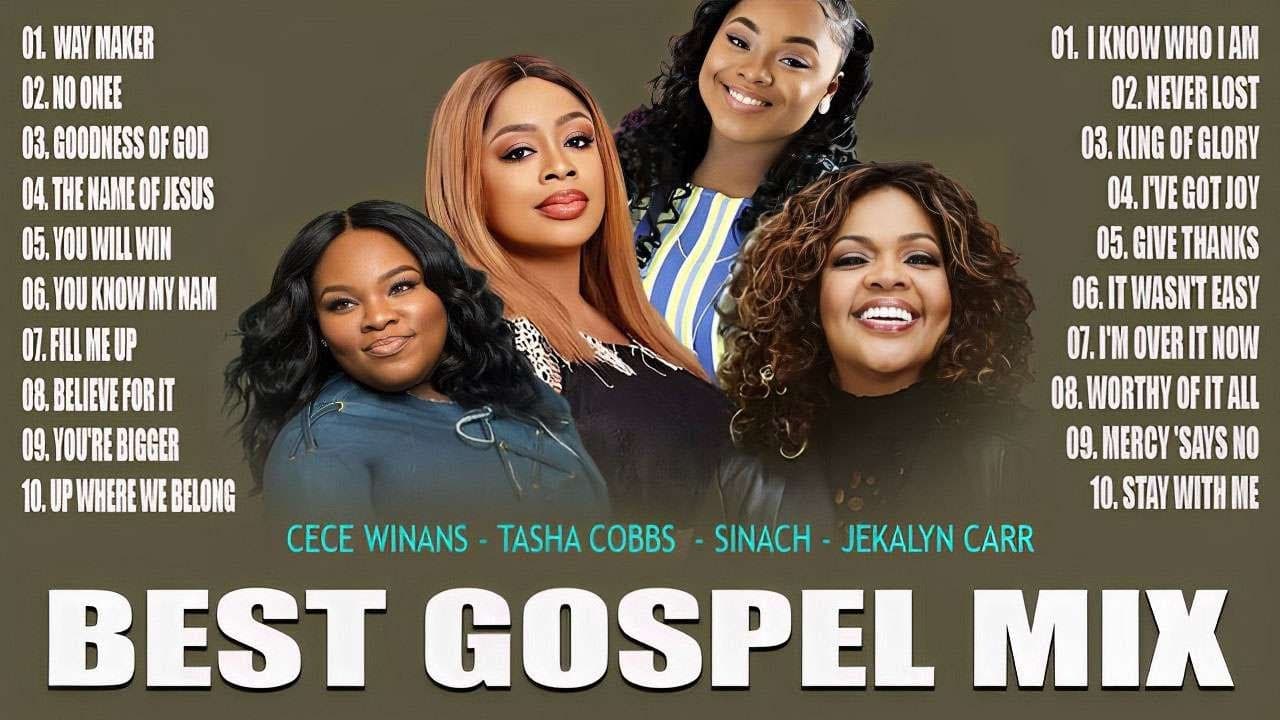 Top Old School Black Gospel Songs  All Gospel Singer : Cece Winans, Donnie McClurkin, Tasha Cobbs