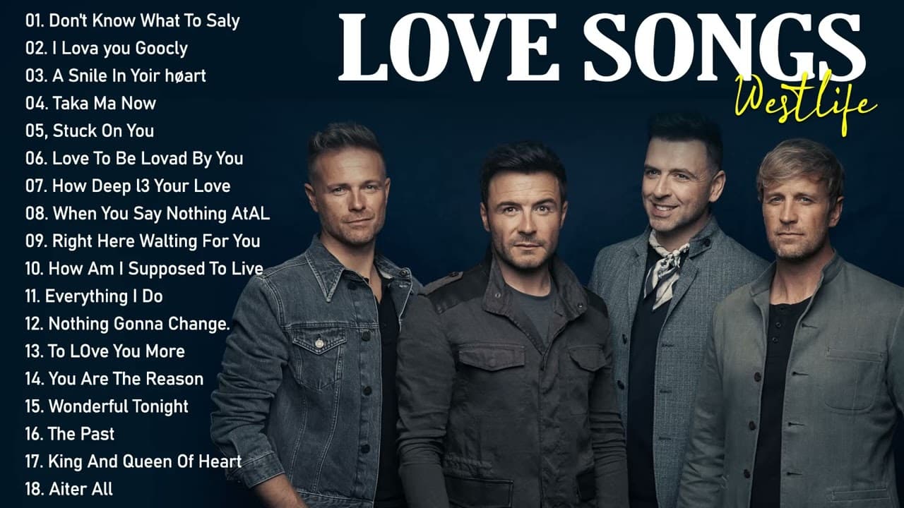 Westlife, Backstreet Boys , Shayne Ward Love Songs 2022 - Love Songs Of All Time