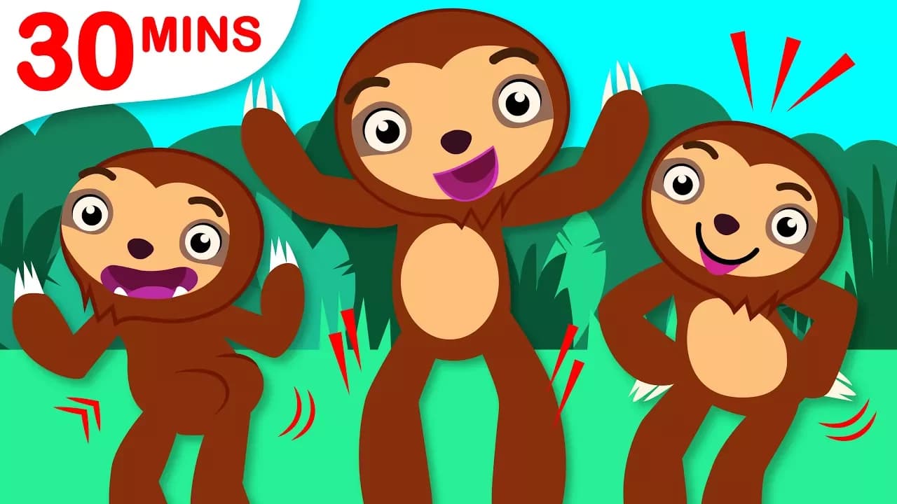 Can You Dance Like A Sloth | The Sloth Dance | Car Chase and + Fun Songs by Little Angel