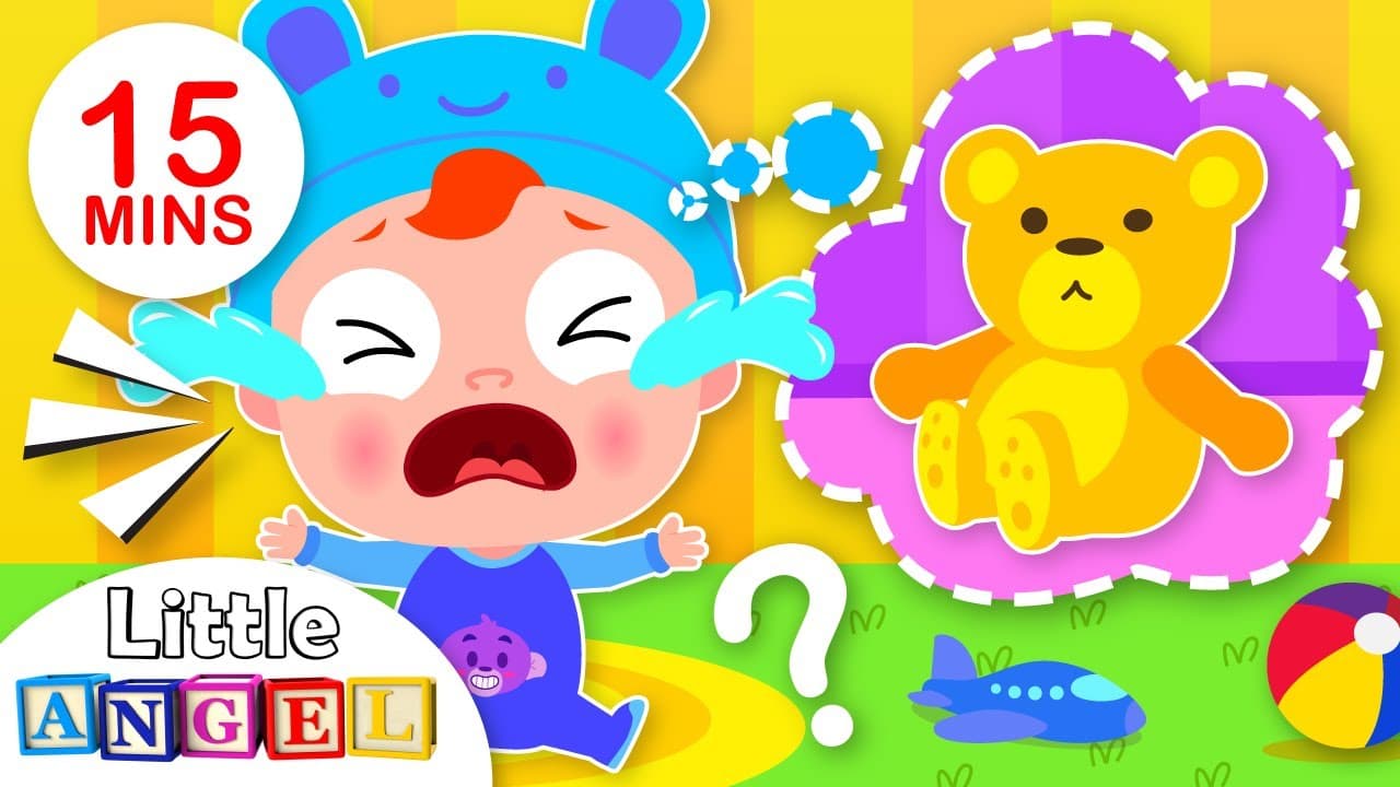 Where is my Teddy Bear | Baby Lost His Toy | Kids Songs by Little Angel