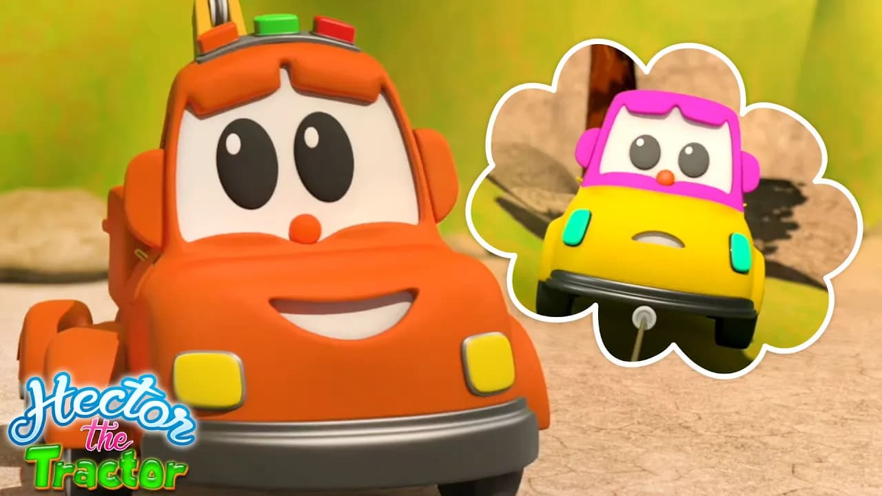 Stuck Without Tug + More Construction Vehicle & Formation Videos for Children