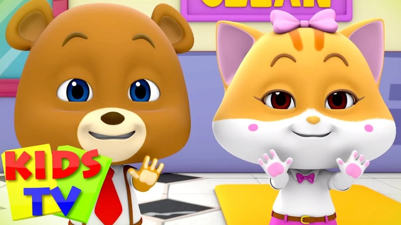 Wash Your Hands | Healthy Habits | Educational Song | Nursery Rhyme & Baby Cartoon - Kids Tv