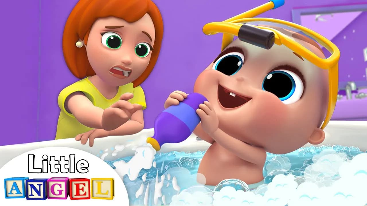 Baby Bath Time Song | Kids Songs and Nursery Rhymes by Little Angel