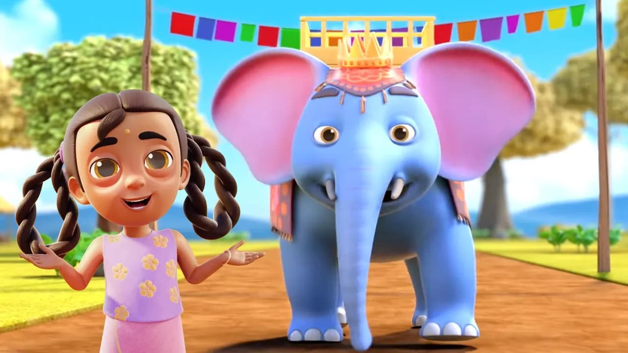 Hathi Raja Kahan Chale, हाथी राजा, Bacchon Ke Hindi Nursery Rhyme