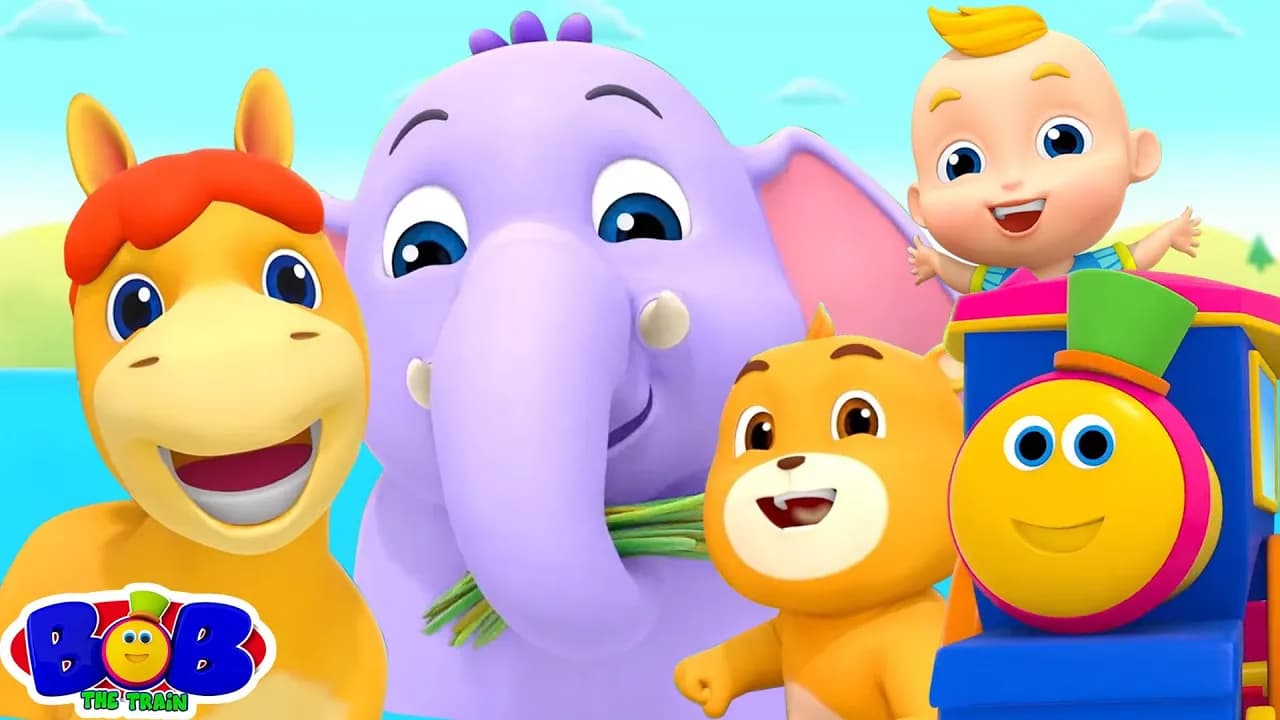 Bob The Train Went To The Zoo, Nursery Rhymes & Kids Songs by Bob The Train