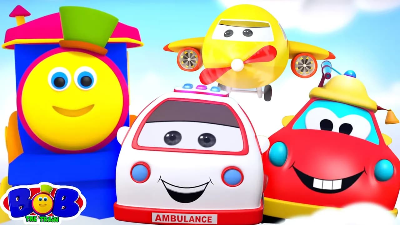 Transport Song, Vehicle Cartoon & Preschool Learning Video by Bob The Train