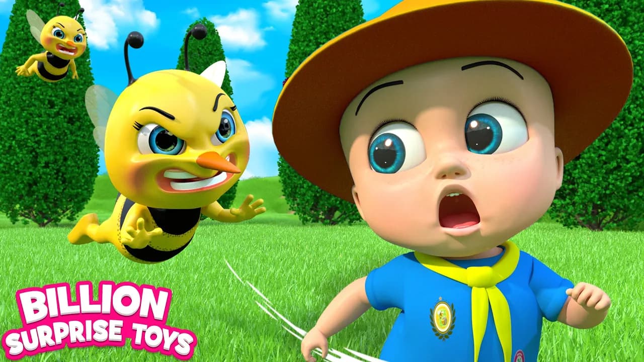 Chiya, Johny and Dolly are out to get some honey. But where are all the bees! - BillionSurpriseToys