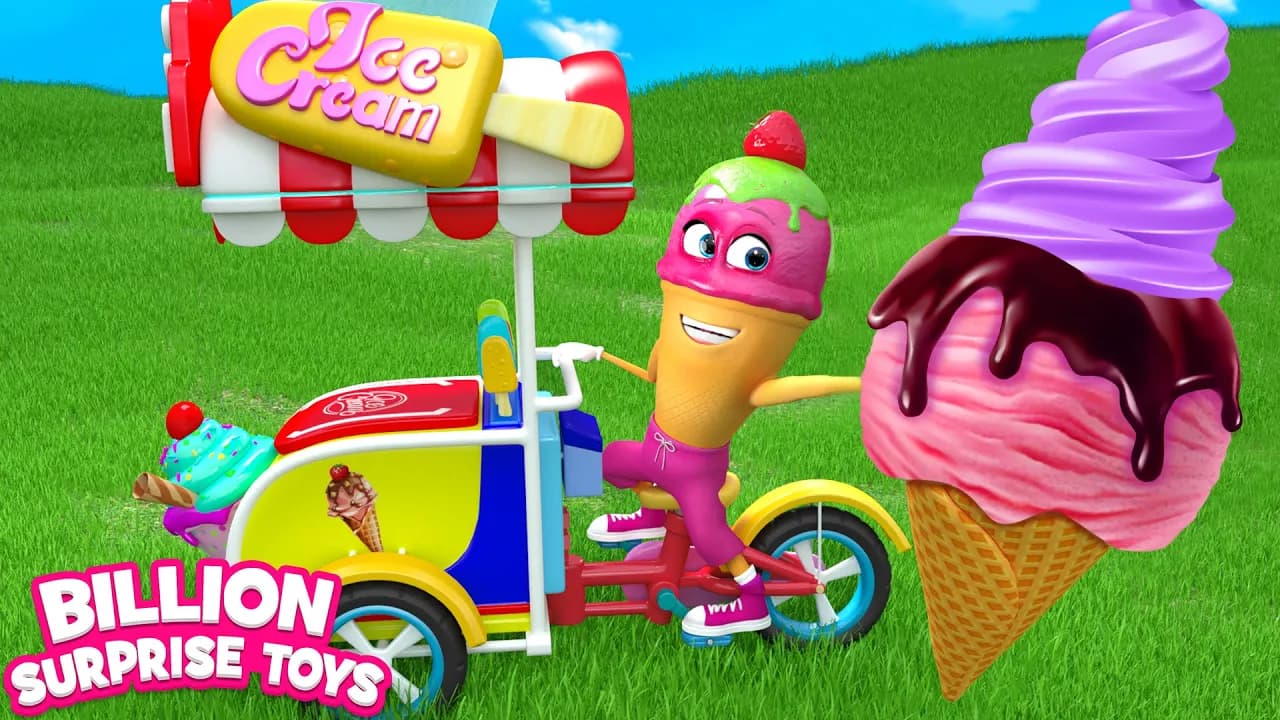 The Nuisance Franko is attacking the icecream man!! Now who do we call for help-BillionSurpriseToys