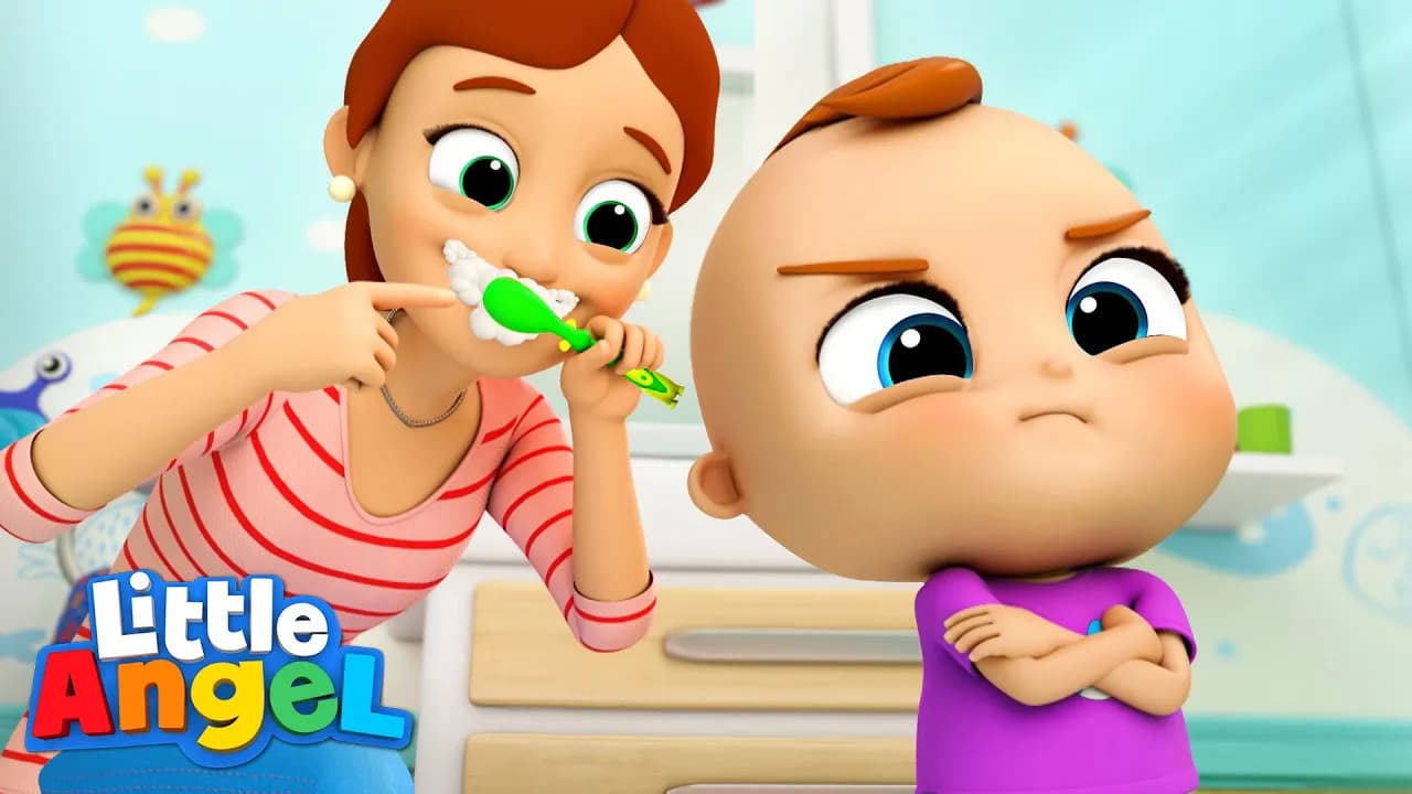 Brush Your Teeth Baby John | Educational Kids Songs & Nursery Rhymes By Little Angel