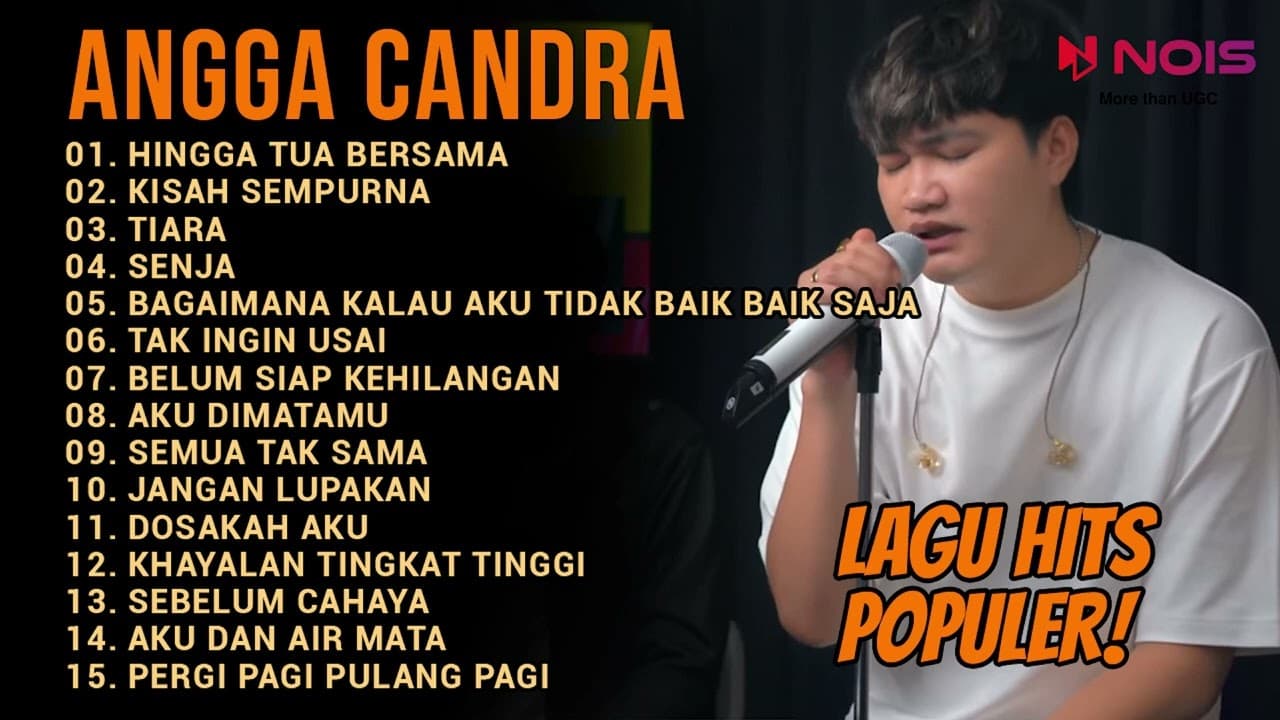 HINGGA TUA BERSAMA - RIZKY FEBIAN | COVER AKUSTIK BY ANGGA CANDRA | FULL ALBUM HITS POPULER 2023