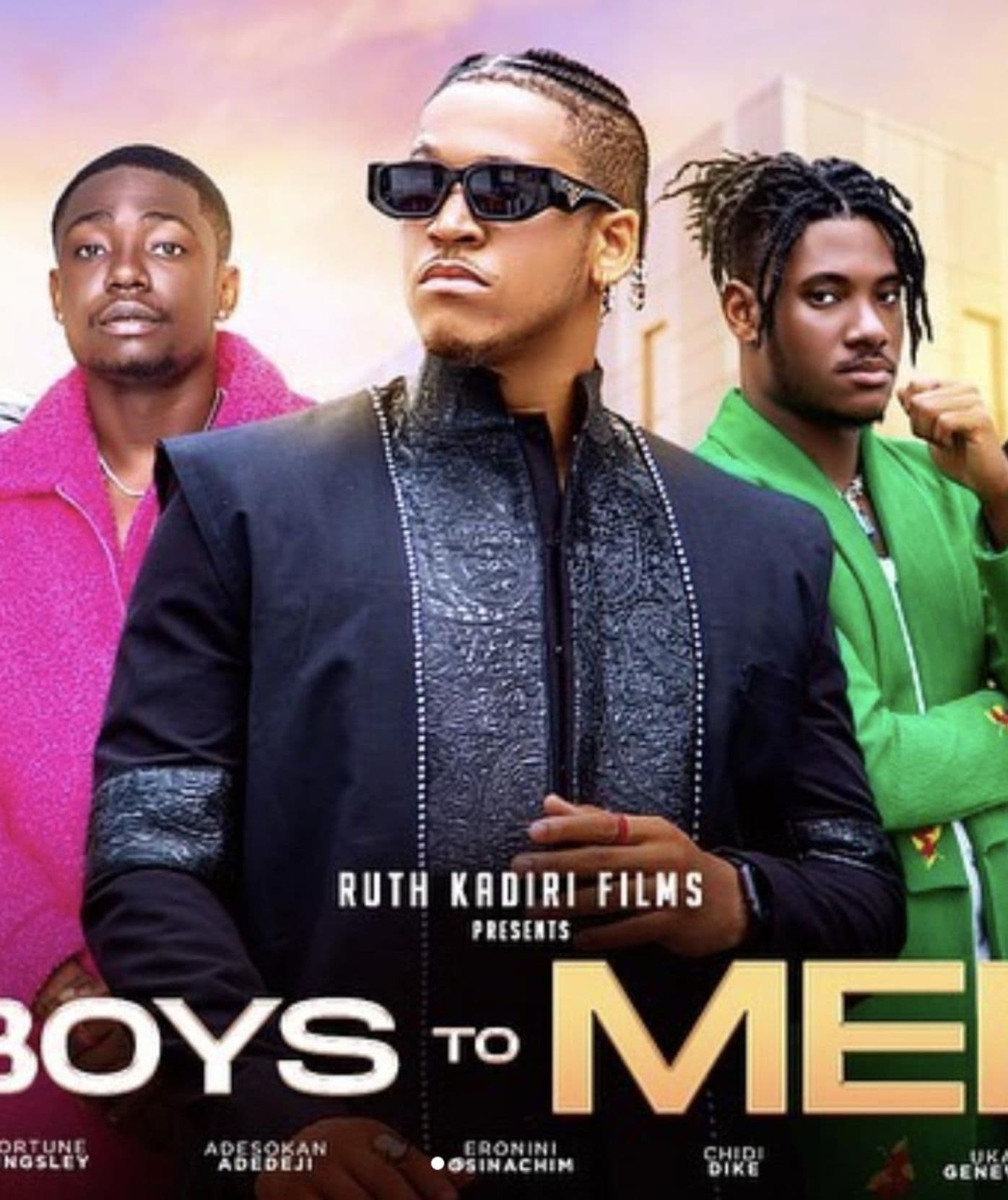 BOYS TO MEN - ERONIN OSINACHIM CHIDI DIKE      SHANKCOMICS GENEVIEVE UKATU  FORTUNE KINGSLEY