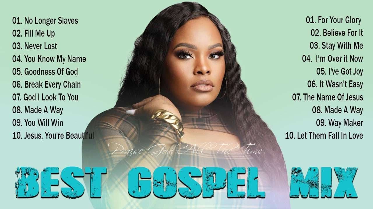 NO LONGER SLACES, FILL ME UP 🎶40 FAVORITE GOSPEL SONGS OF TASHA COBBS WHIT LYRICS | BEST GOSPEL MIX