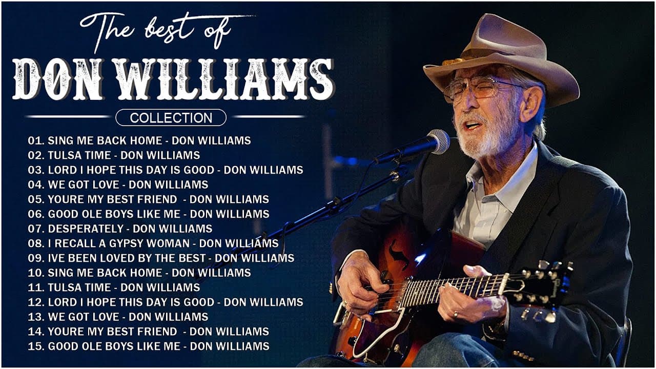 D o n  W i l l i a m s, Greatest Hits Full Album  - Country Songs Playlist 2023 - old Country songs