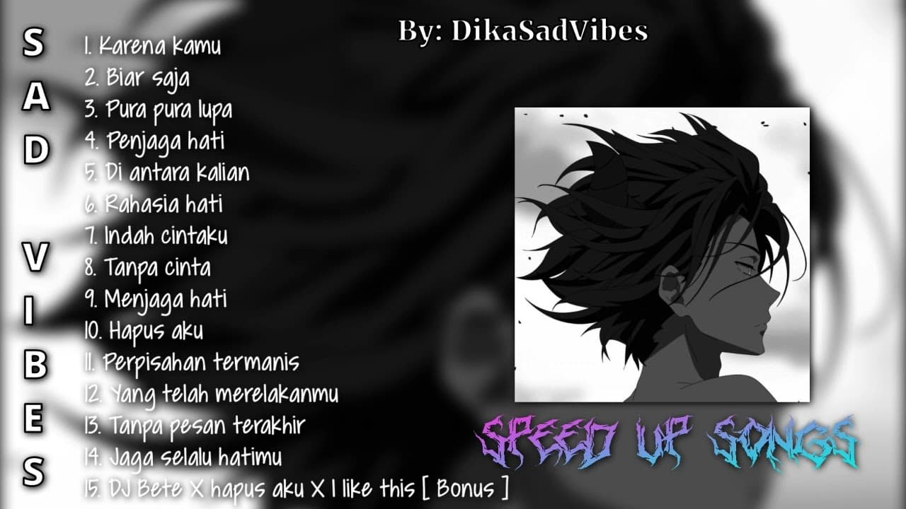 Playlist Sad song terbaru 2023 + Bonus DJ biar makin asix - ( Speed up+reverb ) Tik tok version