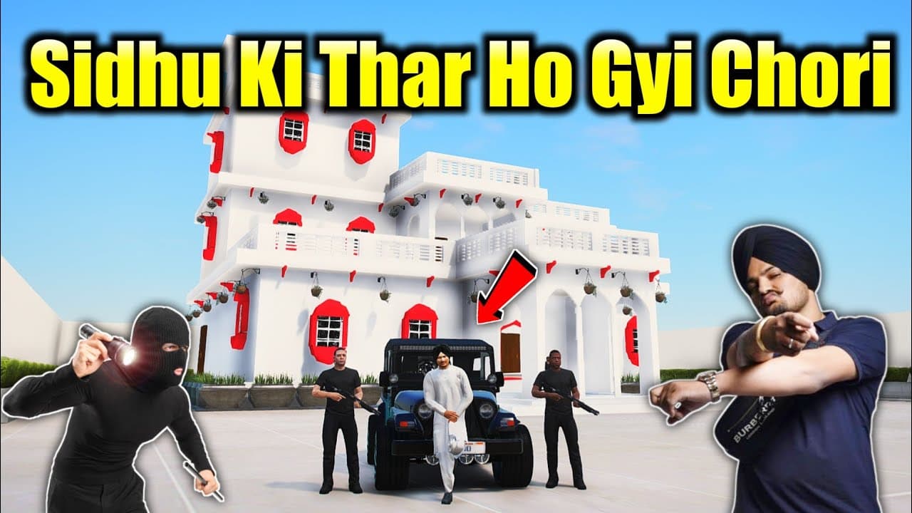 Sidhu Moose Wala Ki Thar Ho Gyi Chori || Sidhu Moose Wala Haveli In GTA 5