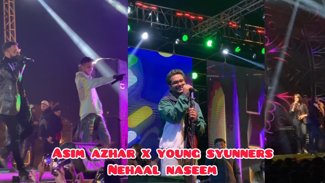 Asim Azhar | Young Stunners concert | Nehaal Naseem | Gulberg Greens Islamabad