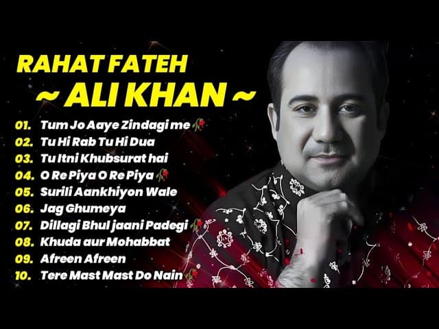 Rahat Fateh Ali Khan Jukbox 💖  Rahat Fateh Ali  New Song 💖| Romantic Bollywood Songs | #tumnaaaye