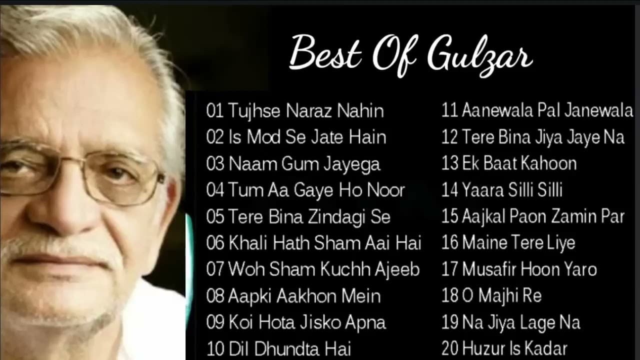 Gulzar Best Songs Ghazal playlist Vol 1