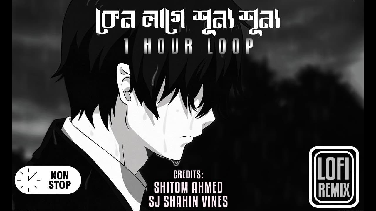 Keno Lage Sunnu Sunno | Chorabali | Shitom Ahmed | SJ Shahin Vines | 1 Hour Loop [Lofi Remix]