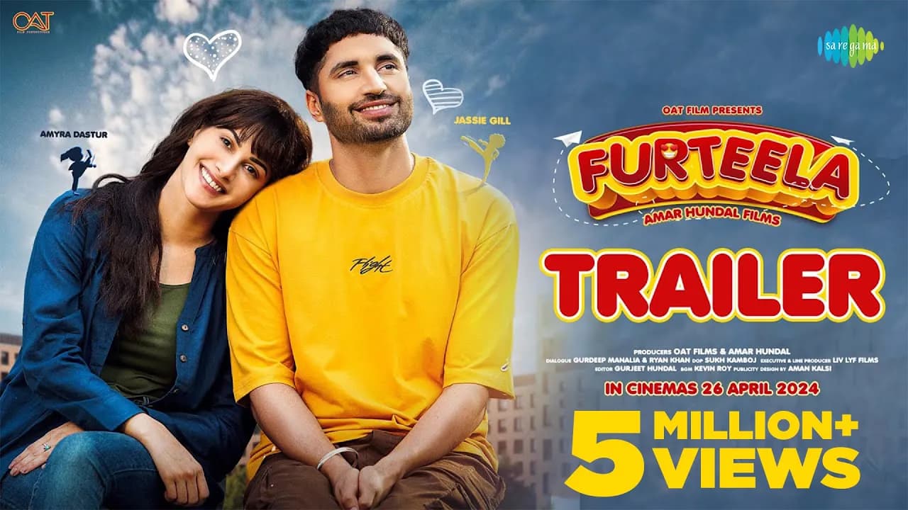 Furteela | Official Trailer | Jassie Gill | Amyra Dastur | Oat Film Production | New Punjabi Movie