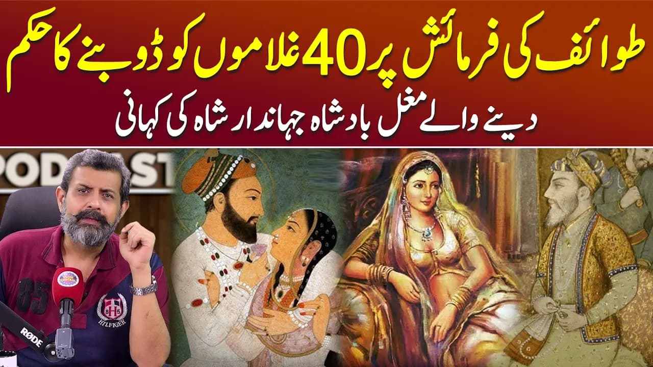 Mughal Emperor Jahandar Shah Kaun Tha - Podcast With Nasir Baig #jahandarshah #mughalempire