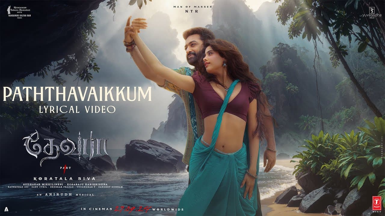 Paththavaikkum | Devara Second Single | NTR | Janhvi Kapoor | Anirudh | Deepthi Suresh | 27 Sep 2024