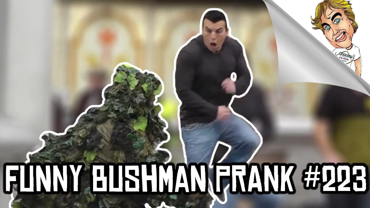 BEST BUSHMAN PRANK SCARES EVER!! #223 | Ryan Lewis Pranks