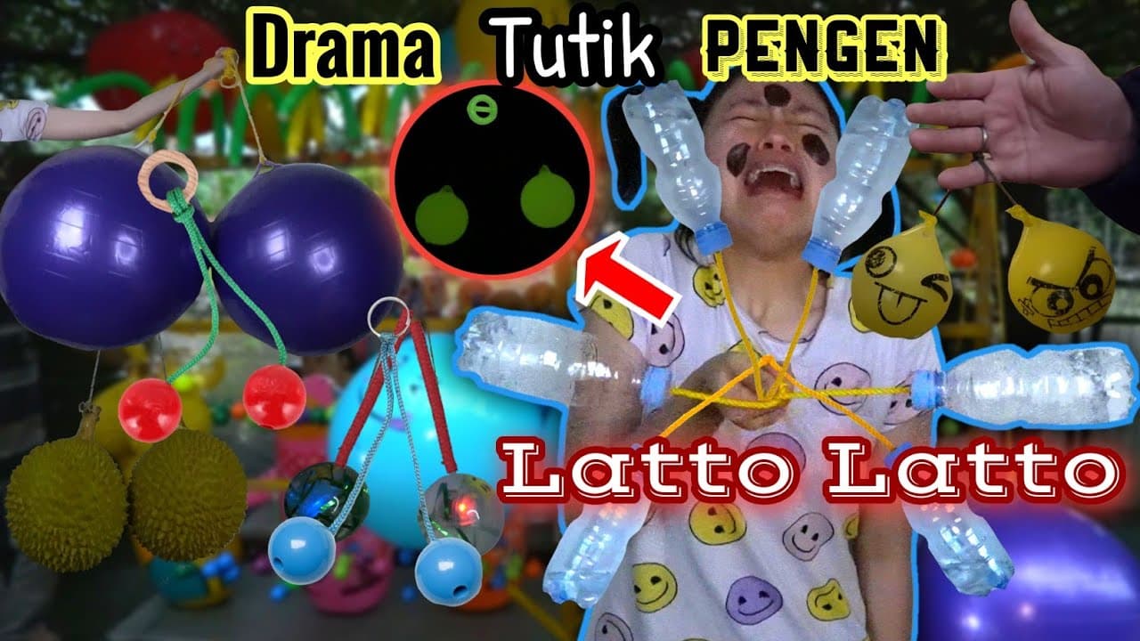 BIKIN LATTO LATTO RAKSASA! Sampai Lomba Latto Latto Masuk kolam Renang Angker