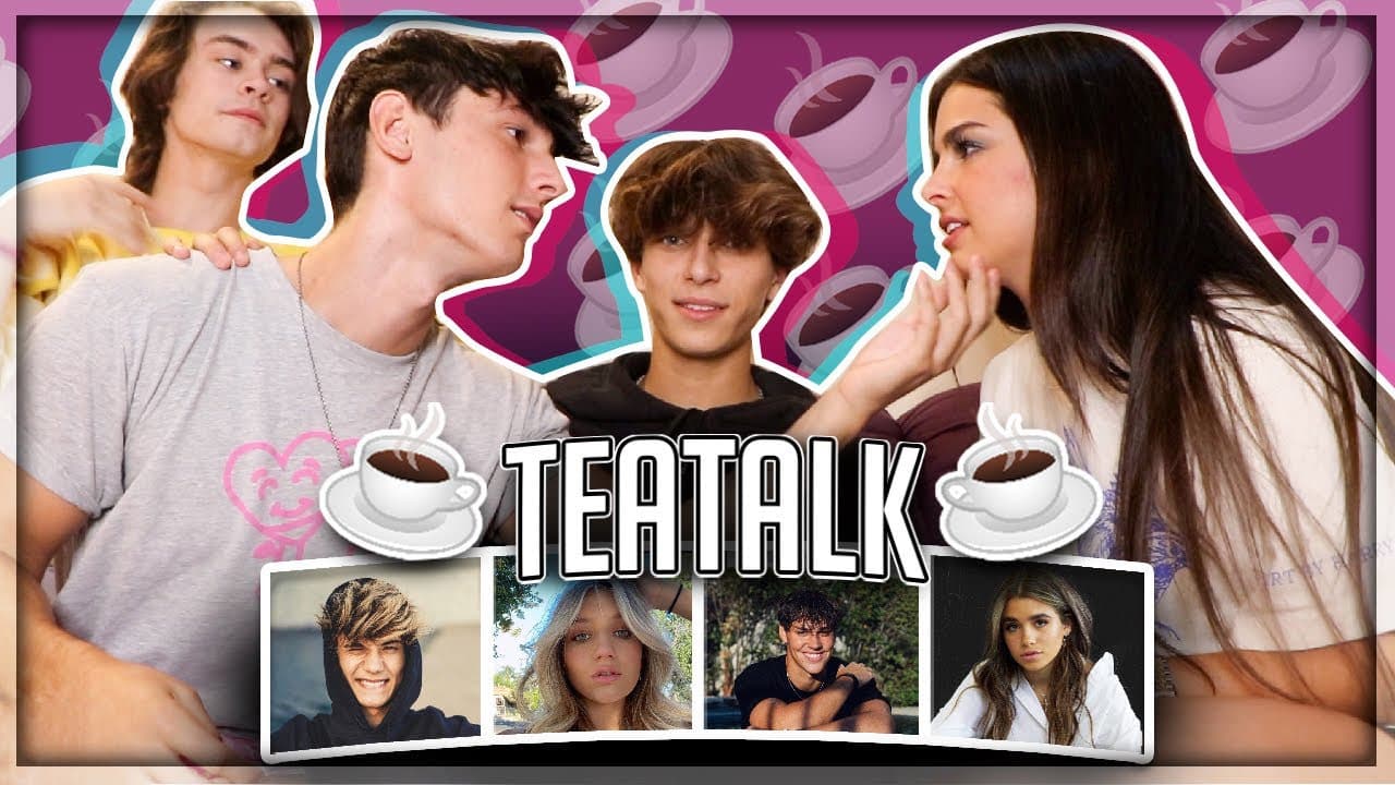 Addison Rae Comes On #TeaTalk Jaden Hossler & Mads Lewis Dating Rumours!