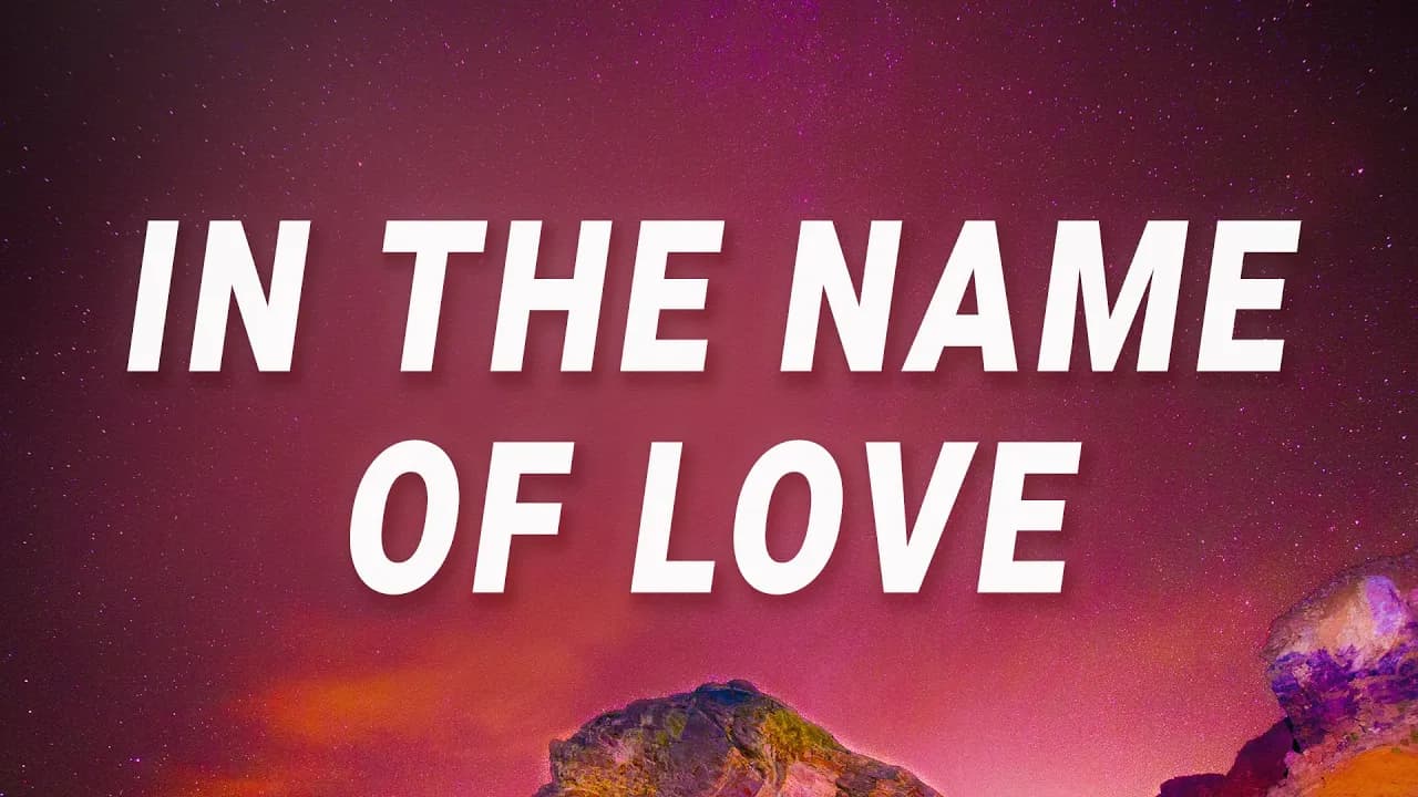 Martin Garrix, Bebe Rexha - In The Name Of Love (Lyrics)