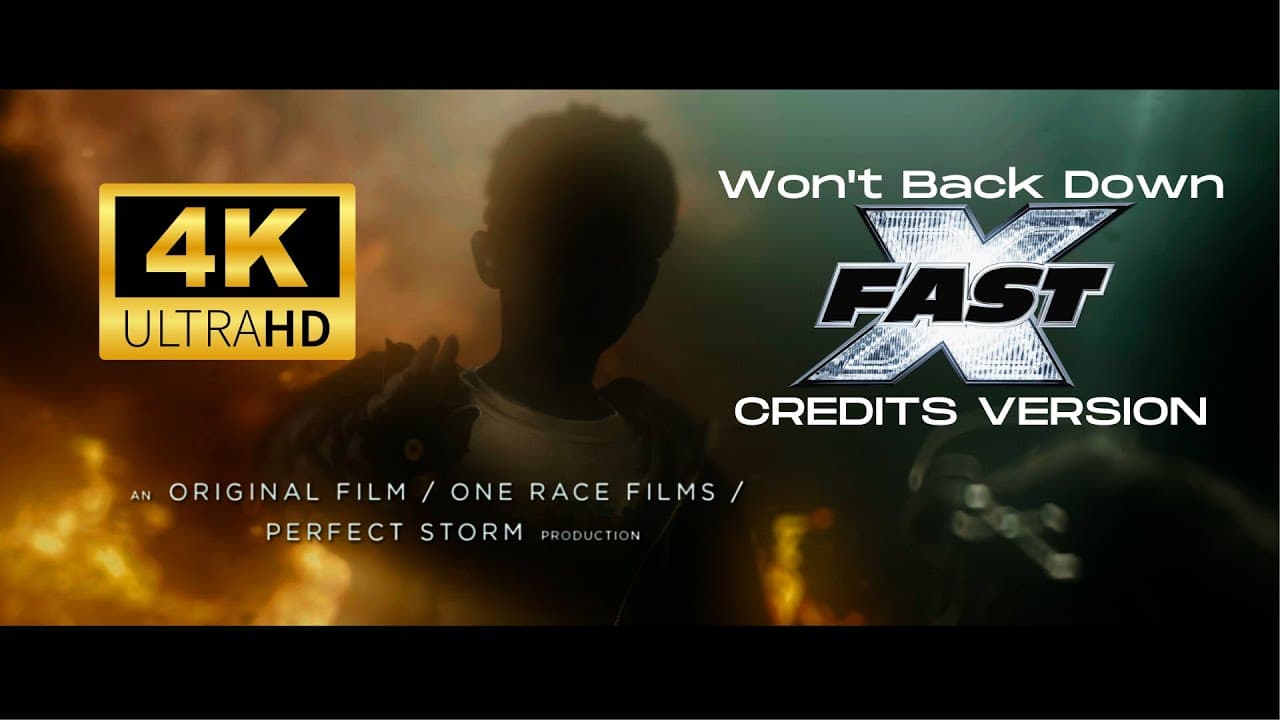 FAST X Won't Back Down (Credits Version) Bailey Zimmerman, Dermot Kennedy, Bryan Tyler & Youngboy