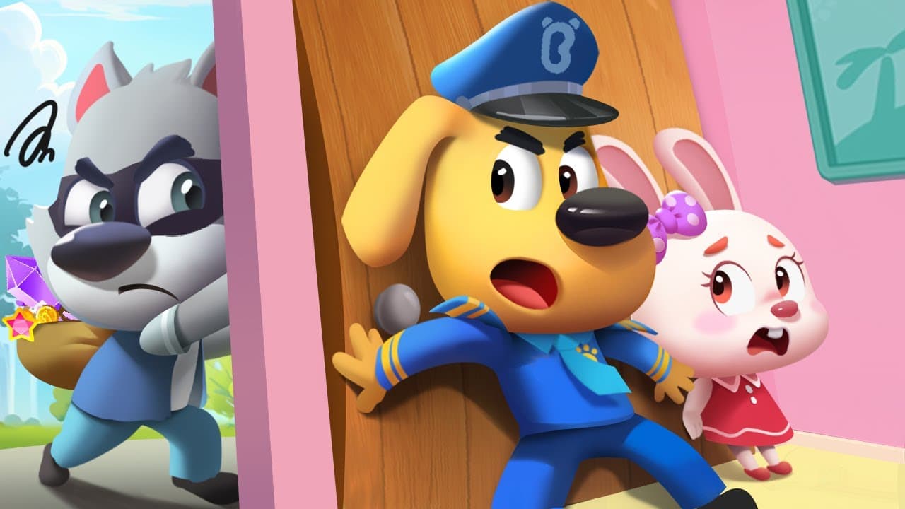 Who's At the Door | Don't Open The Door To Strangers | Safety Cartoon | Sheriff Labrador | BabyBus