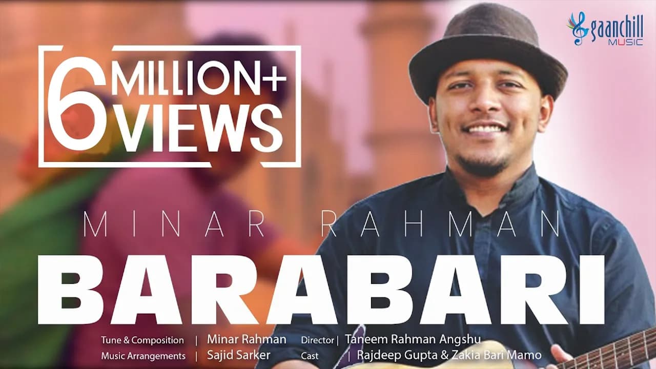 Barabari - Minar Rahman | Mamo | Rajdeep | Angshu | Asif Iqbal | Sajid Sarker | New Bangla Song