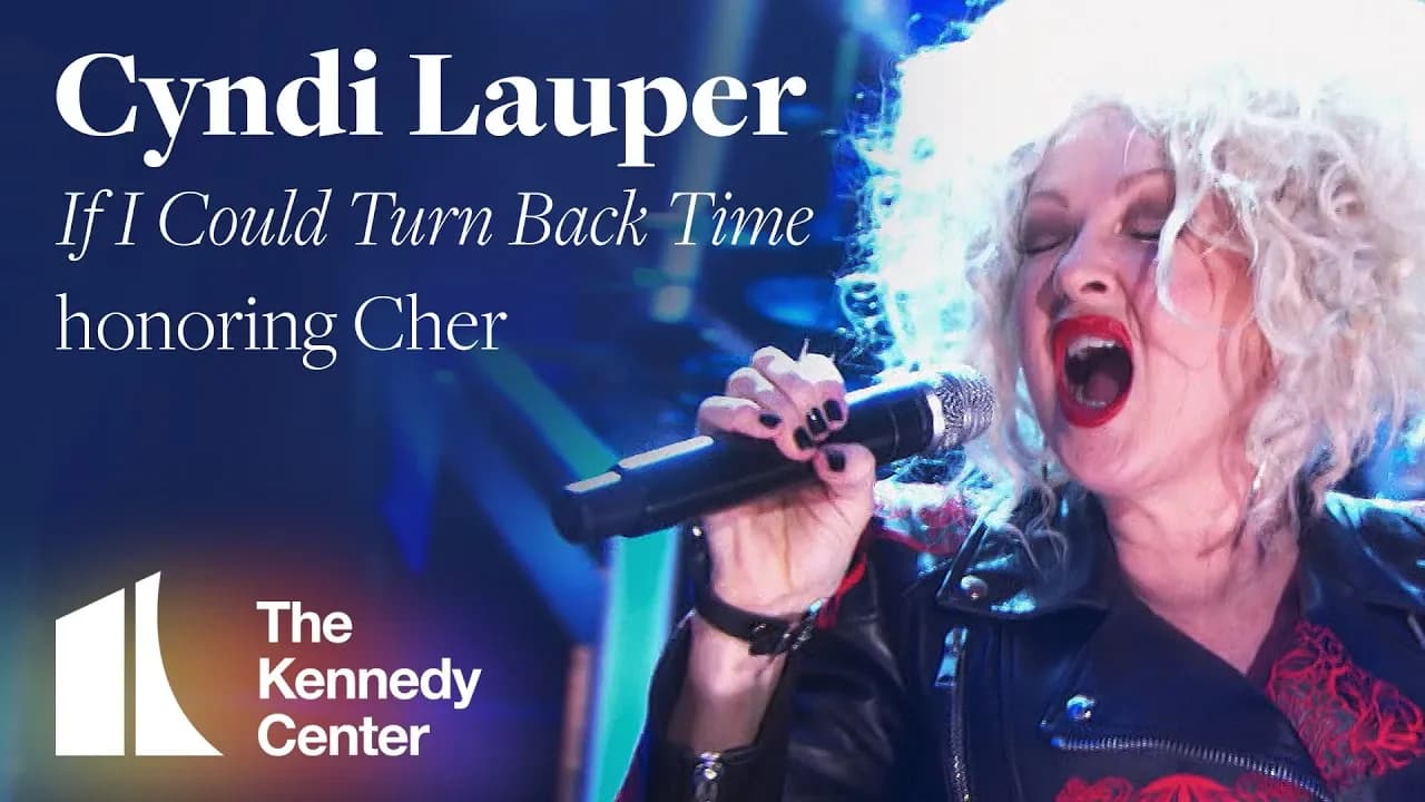 Cyndi Lauper - "If I Could Turn Back Time" (Cher Tribute) | 2018 Kennedy Center Honors