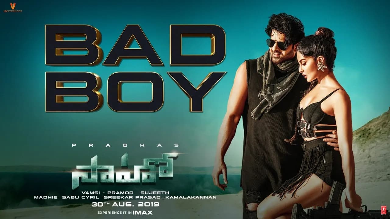 Saaho: Bad Boy Song | Prabhas, Jacqueline Fernandez | Badshah, Neeti Mohan
