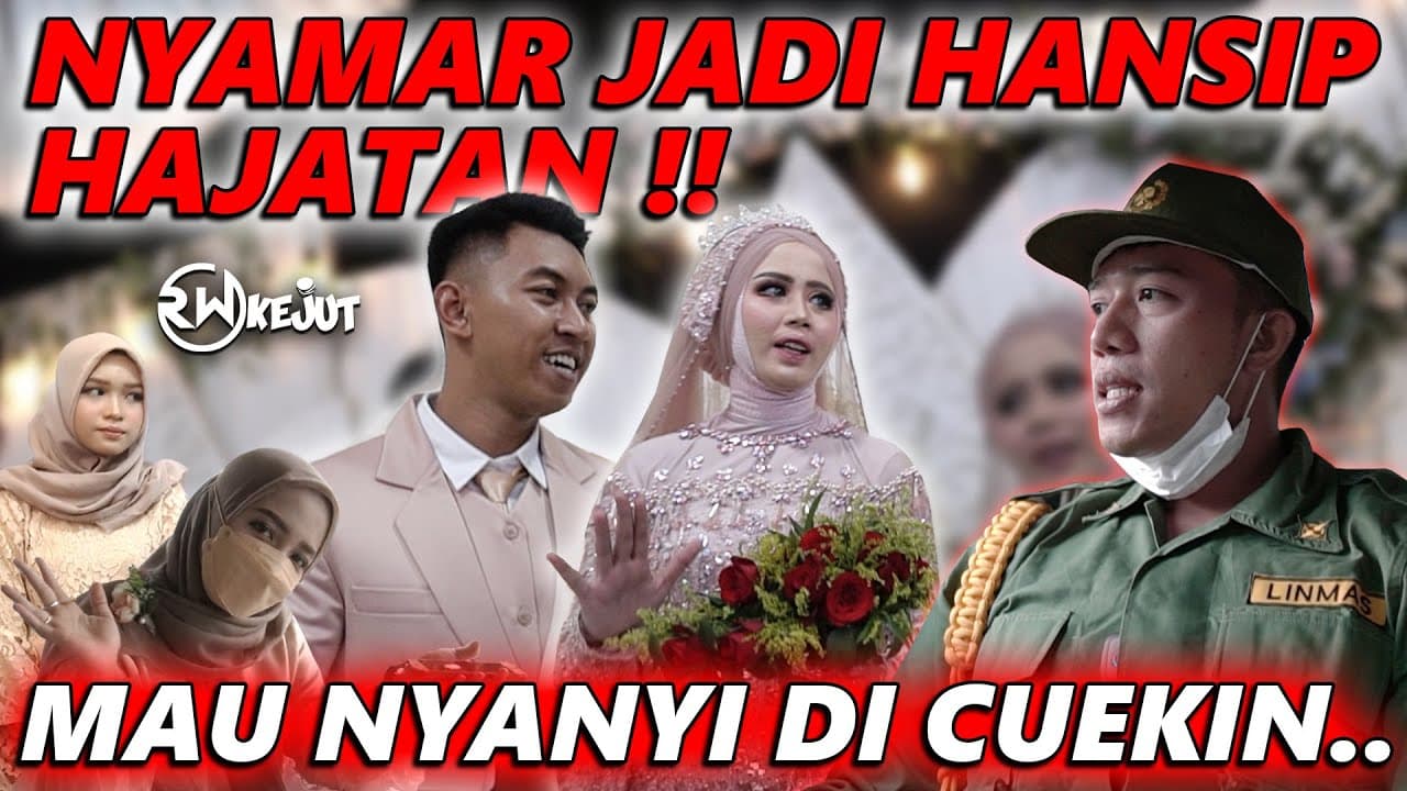 KOCAK PARAH !! NYAMAR JADI HANSIP HAJATAN