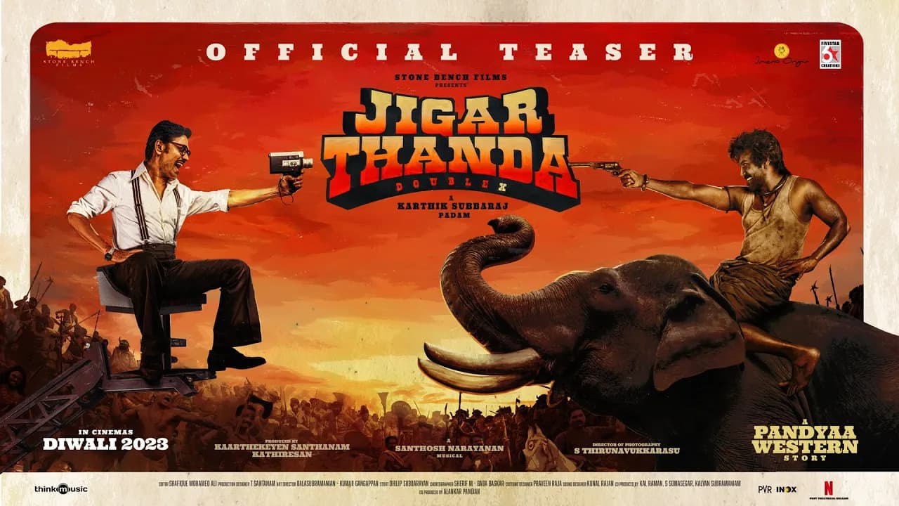 Jigarthanda DoubleX - Teaser | Raghava Lawrence, SJ Suryah | Karthik Subbaraj | Santhosh Narayanan