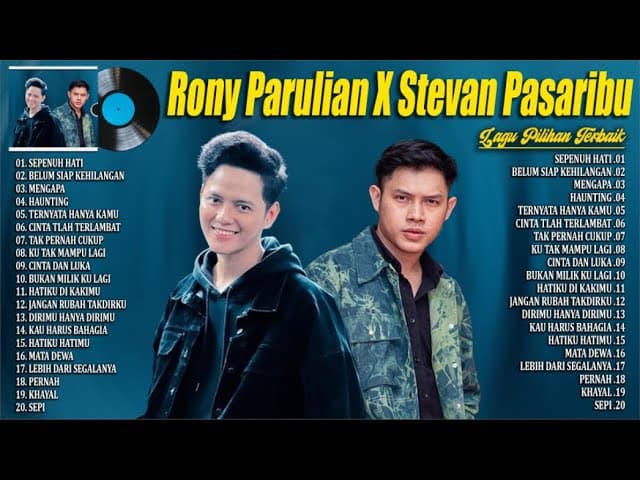 Rony Parulian X Stevan Pasaribu ~ Full Album 2024 (Lirik) ~ Lagu Pop Indonesia Terbaru 2024 Viral