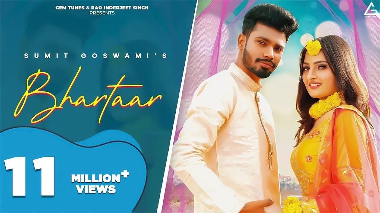 Bhartaar : Sumit Goswami | Official Video | Shine | Haryanvi Songs | DJ Song