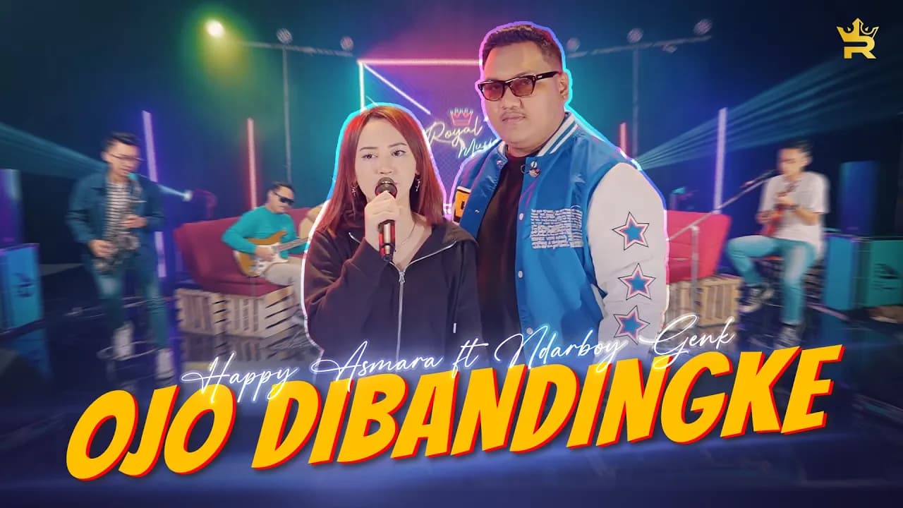 HAPPY ASMARA FT NDARBOY GENK - OJO DIBANDINGKE ( Official Live Music )