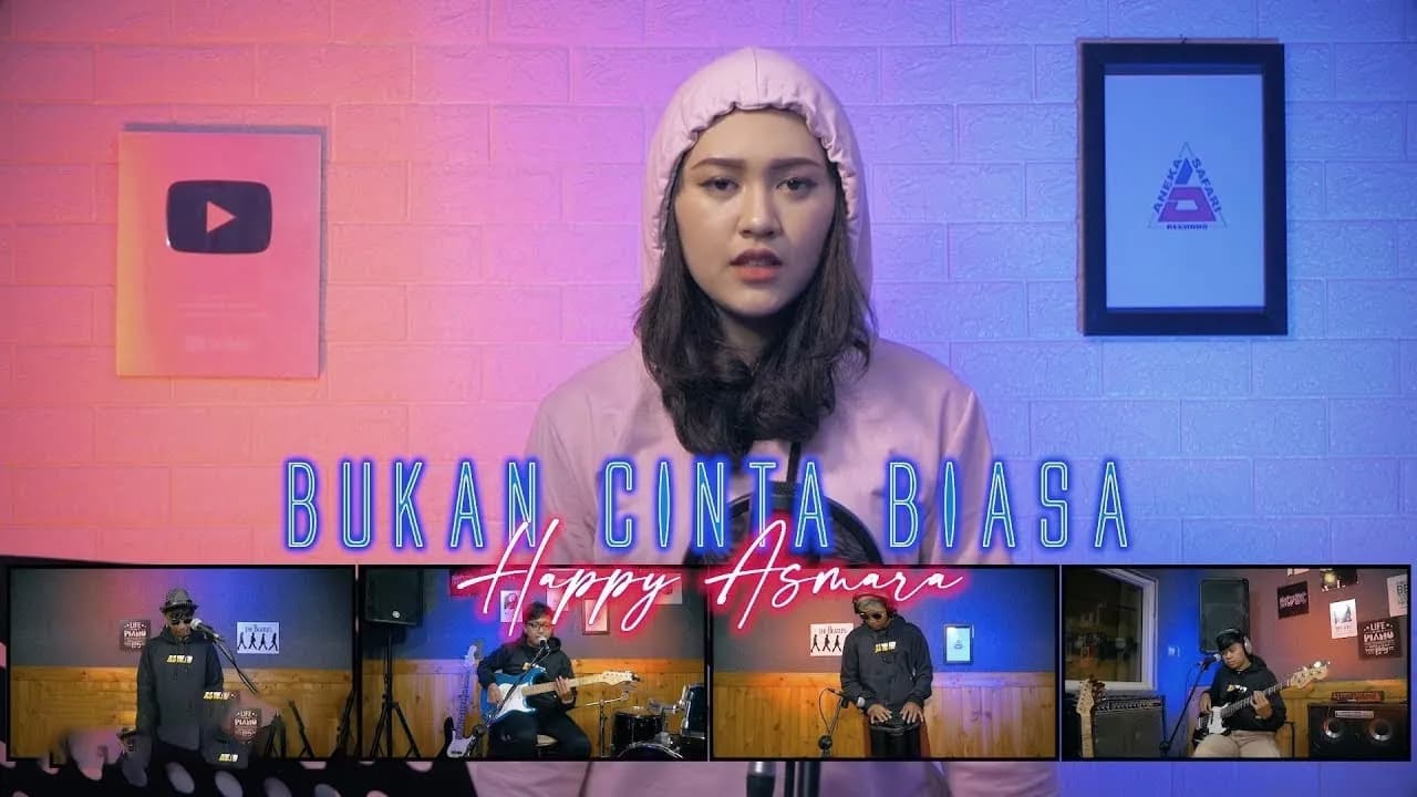 Happy Asmara - Bukan Cinta Biasa - Diriku Hanya Insan Biasa (Official Music Video ANEKA SAFARI)