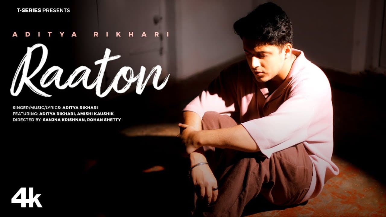 Raaton (Video) @adityarikhari  | Amishi Kaushik | Sanjna Krishnan, Rohan Shetty | Love Songs 2023