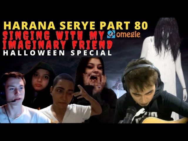 OMEGLE HARANA SERYE (PART 80) | SINGING WITH MY IMAGINARY FRIEND (HALLOWEEN SPECIAL)