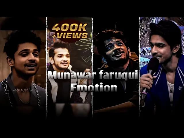 Munawar faruqui emotional shayari 💔😔 heart touching lines 💔 Best shayari collection