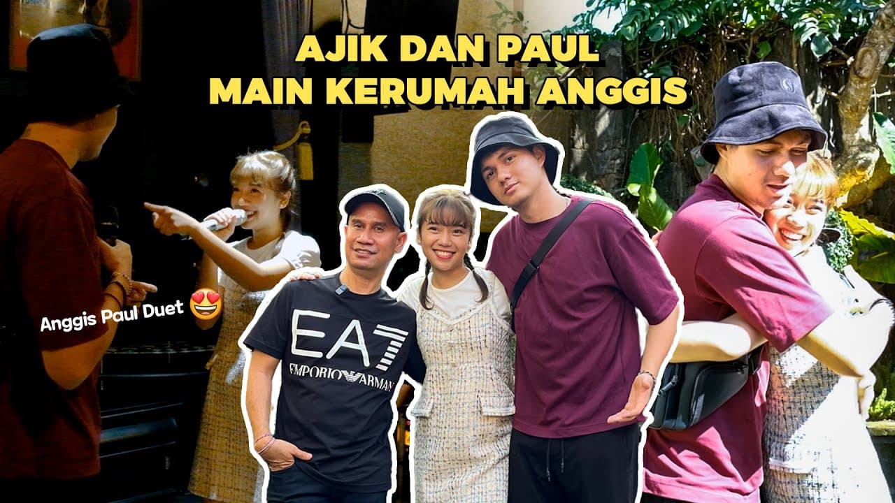 ANGGIS VLOG - Paul dan Ajik Krisna Main ke Rumah Anggis!