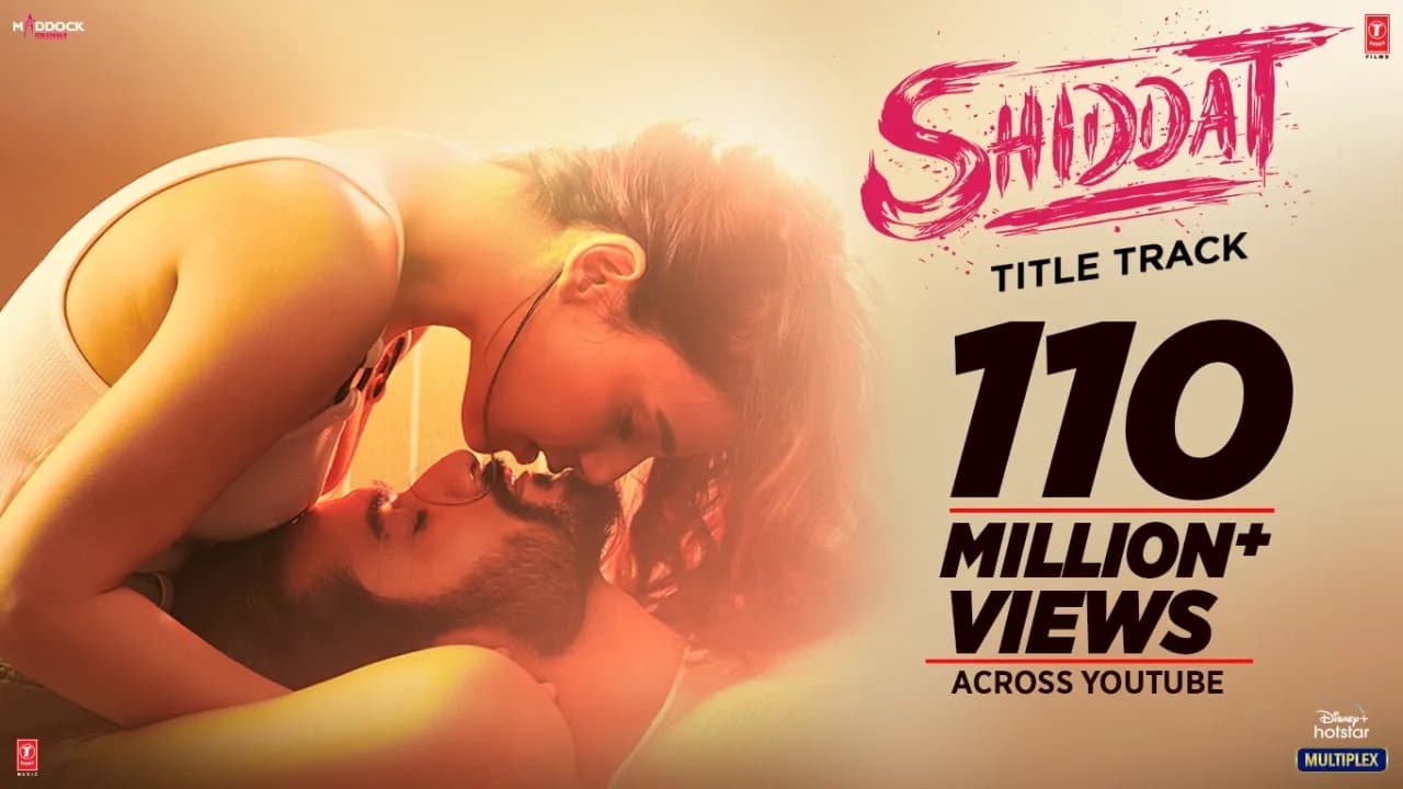 Shiddat Title Track (Video) Sunny Kaushal, Radhika Madan, Mohit Raina, Diana Penty | Manan Bhardwaj