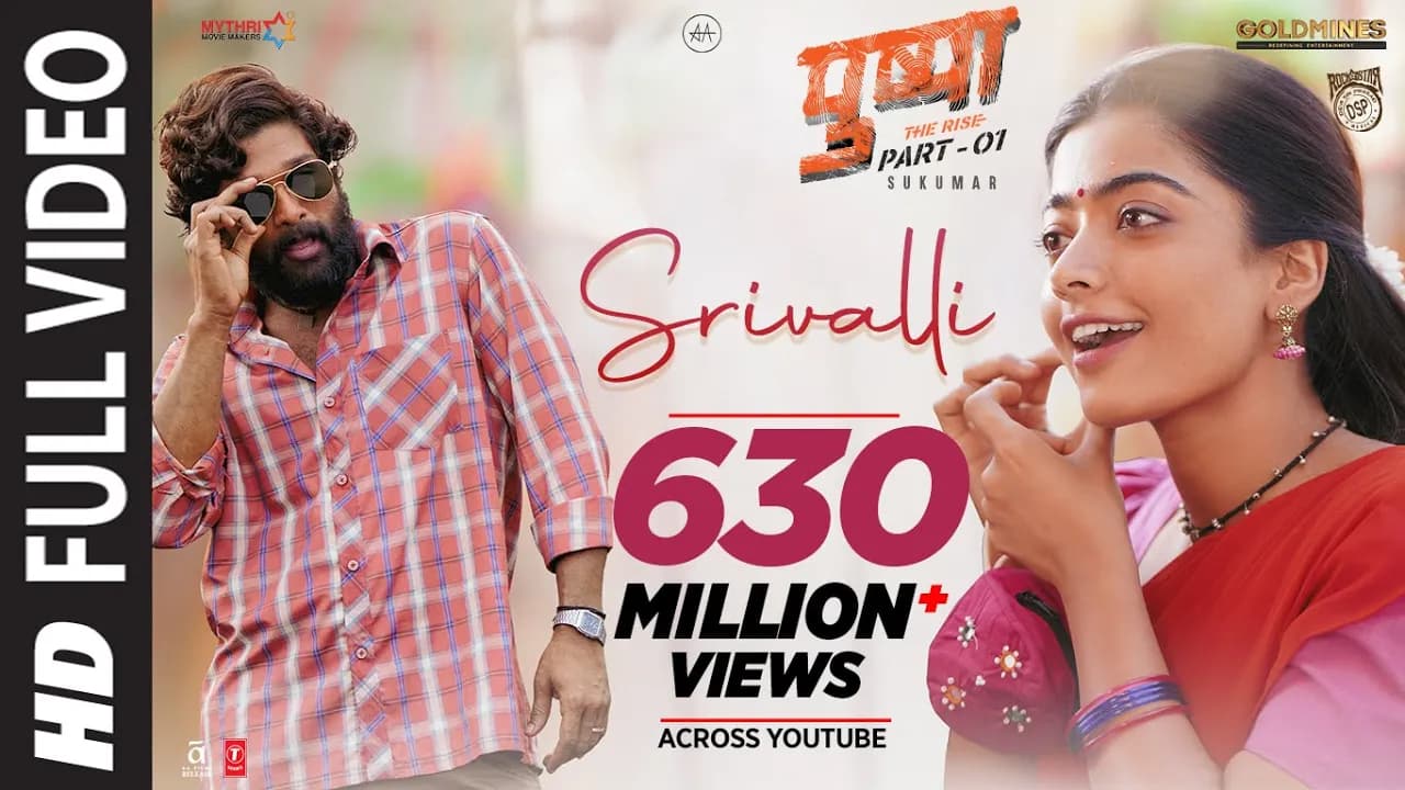 Srivalli (Video) | Pushpa | Allu Arjun, Rashmika Mandanna | Javed Ali | DSP | Sukumar