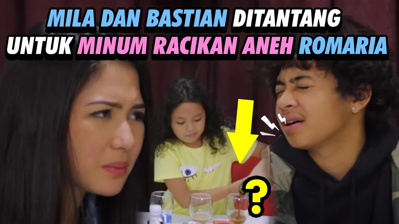 JESSICA MILA DAN BASTIAN STEEL DITANTANG UNTUK MINUM RACIKAN ANEH ROMARIA