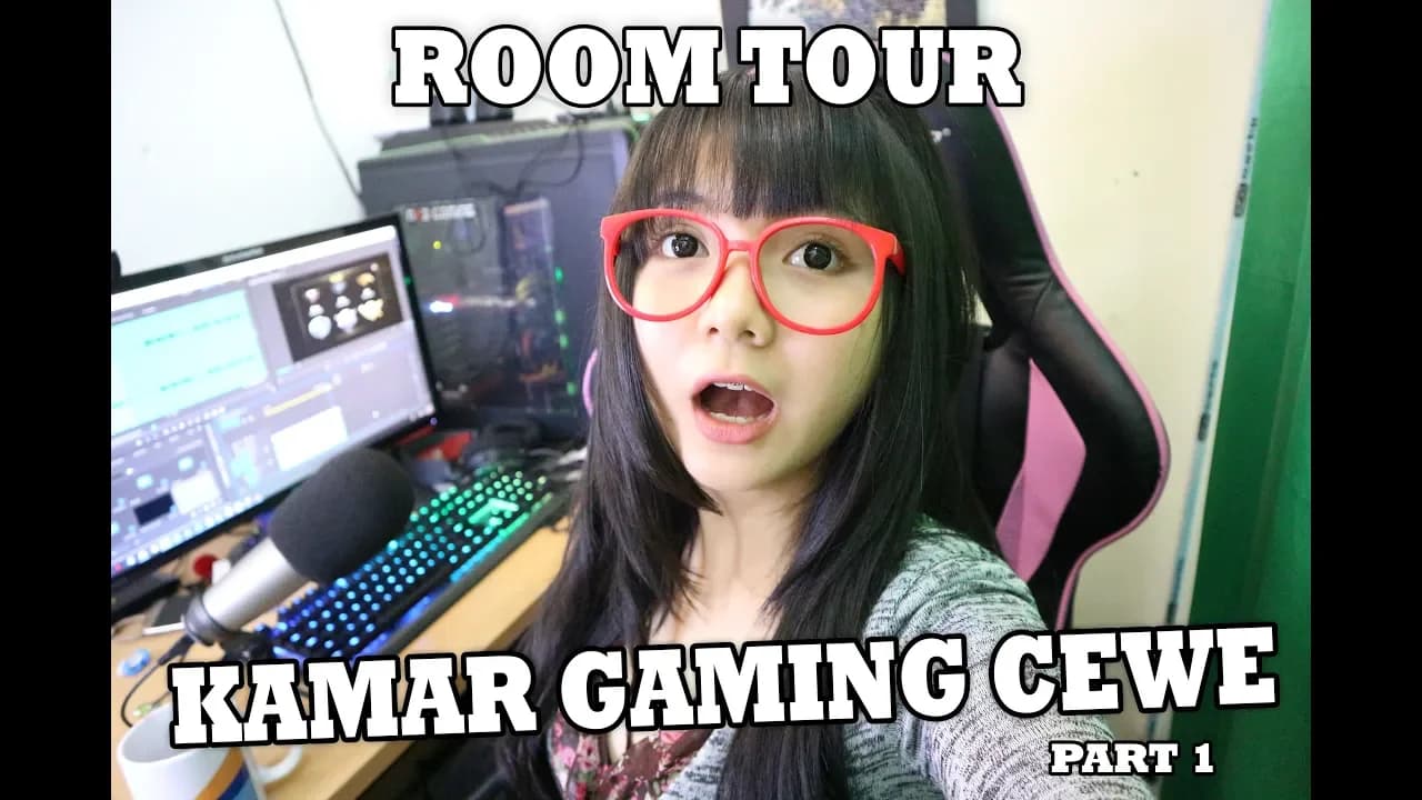 INTIP KAMAR GAMING CEWE DISINI !!