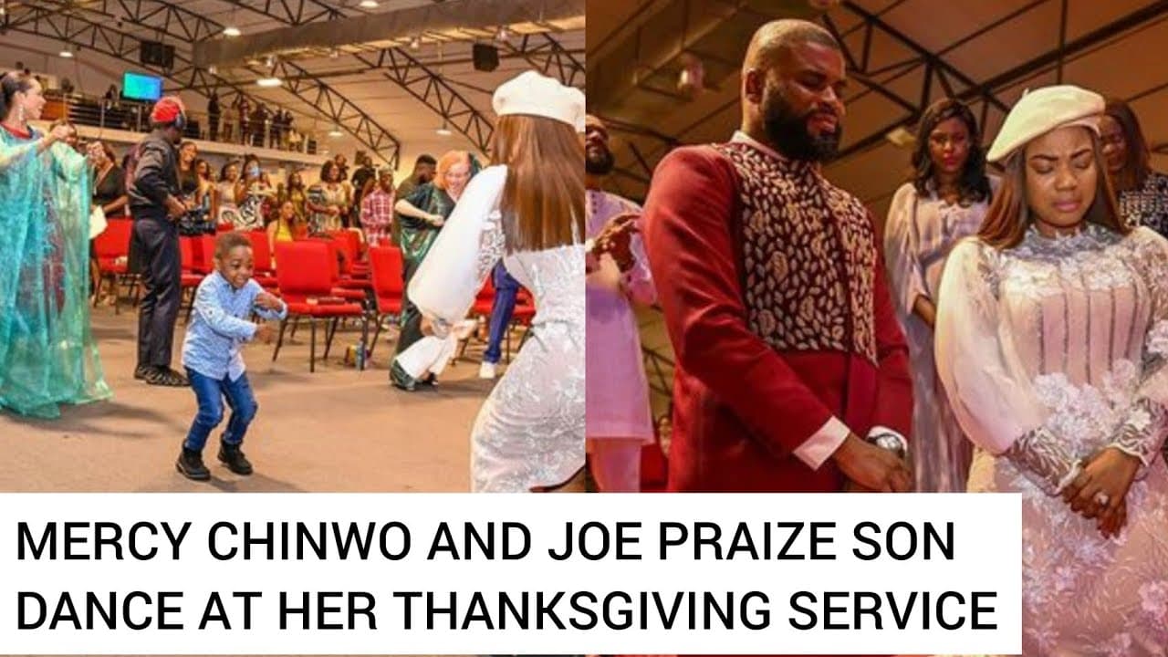 Singer Joe Praize & His son Powerful Ministration At Mercy Chinwo's Wedding Thanksgiving Service